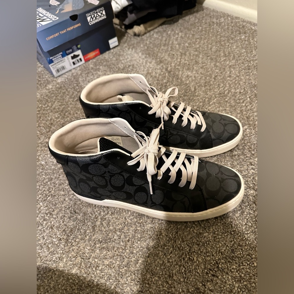High top coach shoes
